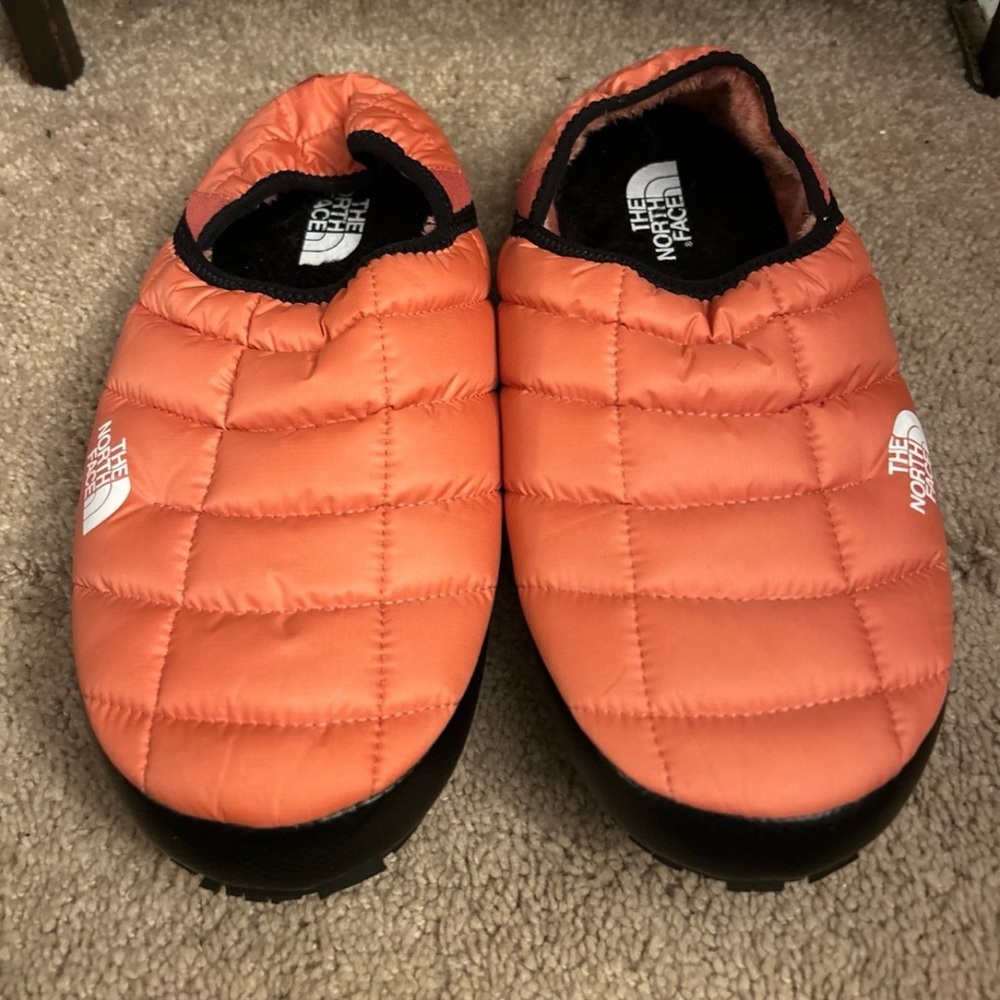 The North Face woman’s Orange Slip-On Shoes